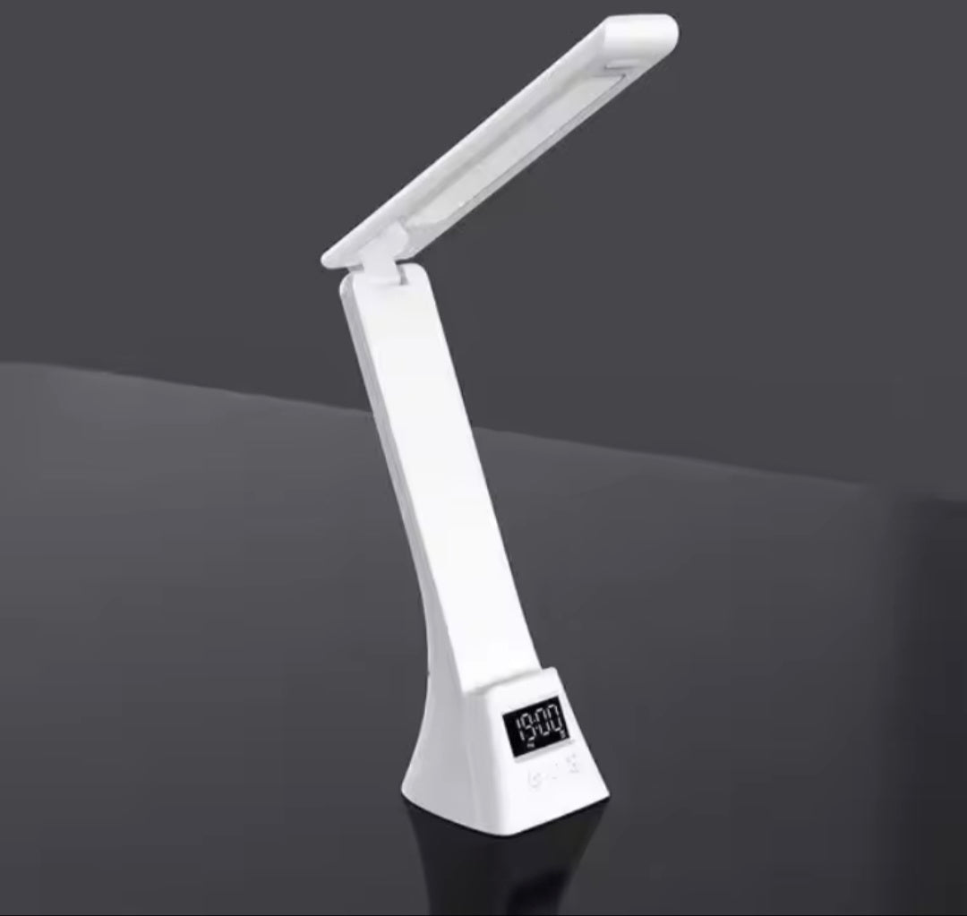 oplaadstation en dimbare bureaulamp wit