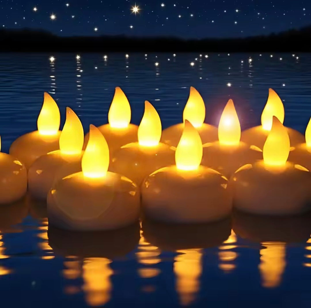 drijvende led kaarsjes
