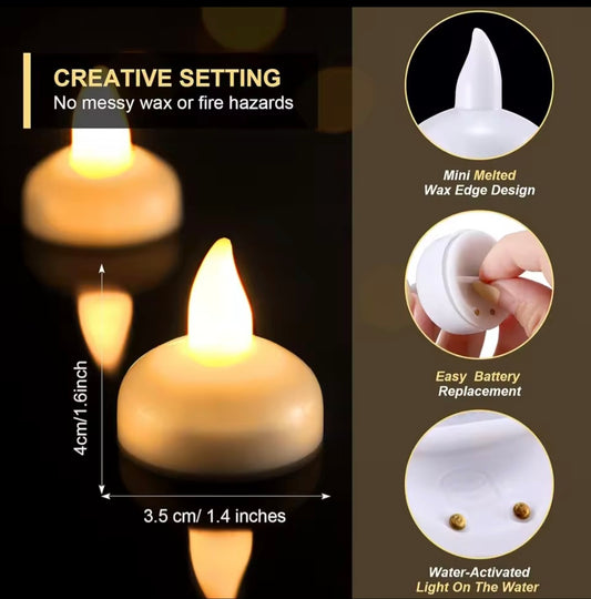 drijvende led kaarsjes