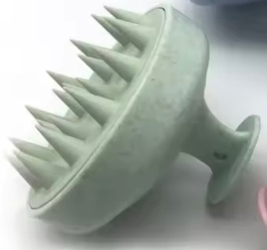 hoofdhuid massage borstel voor nat en droog haar groen