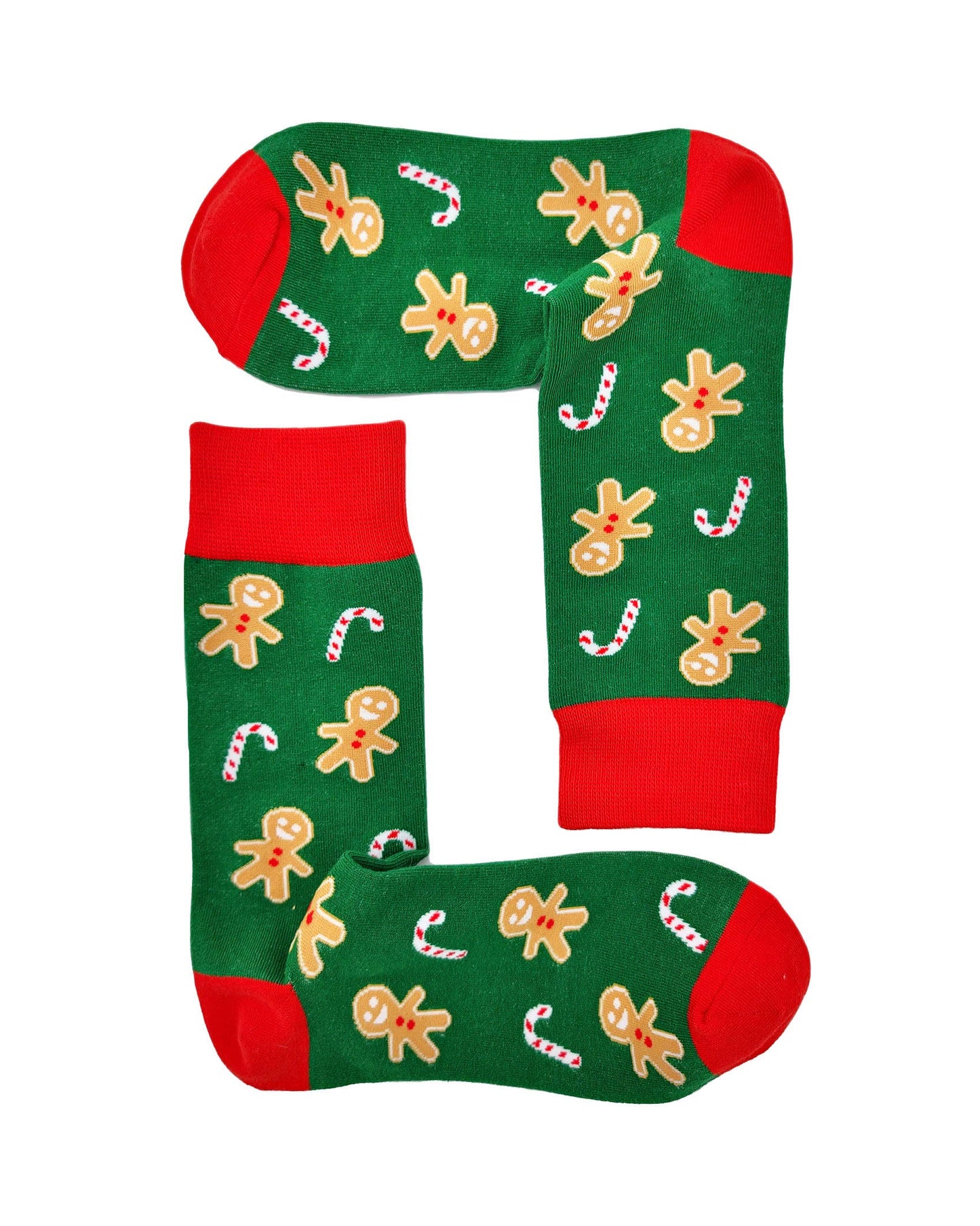 Sokken „Gingerbread man & candy canes”: