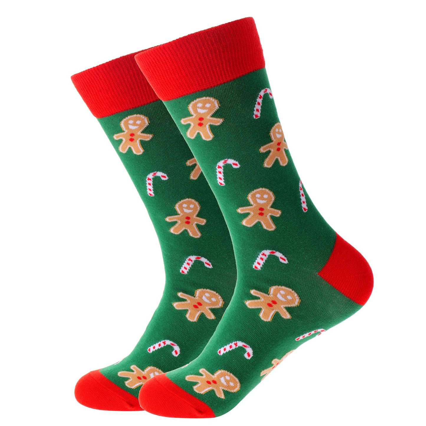 Sokken „Gingerbread man & candy canes”:
