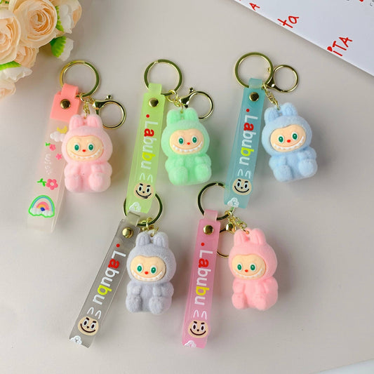 Schattige Pop Sleutelhanger voor jong en oud – Tasbedel: Veelkleurig